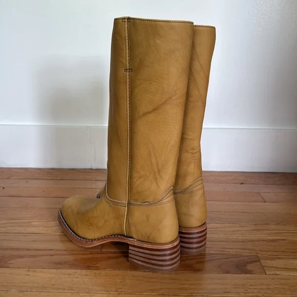 Frye Campus Boots Banana - Picture 2 of 7
